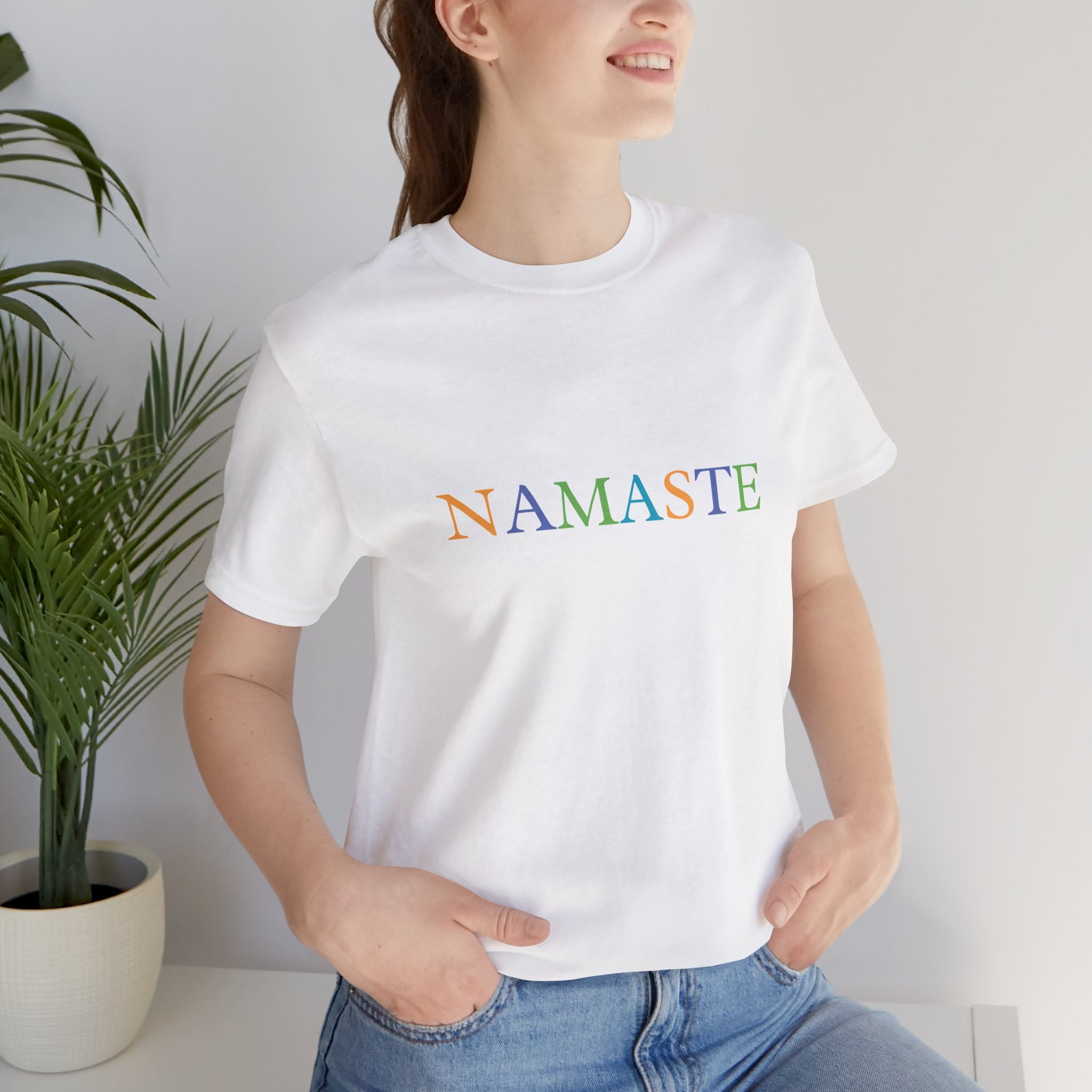 Tramunquiero NAMASTE T-shirt unisexe avec col rond